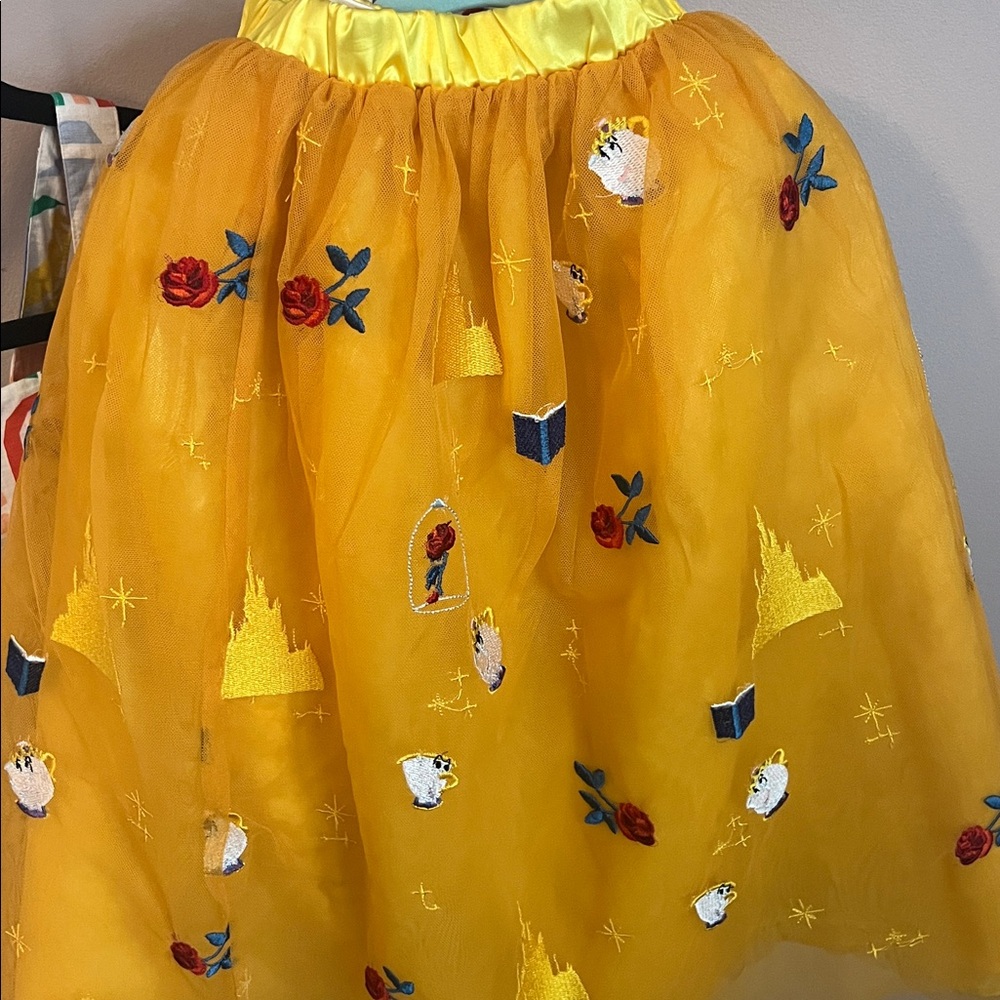 Hanna Andersson Disney Beauty & the Beast embroidered skirt (Girls Large)